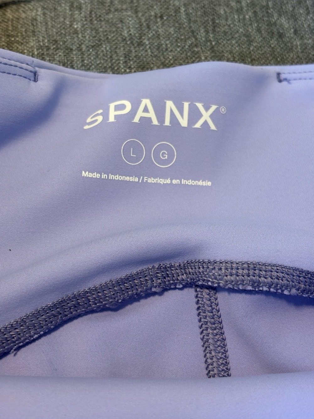 SPANX Booty Boost High-Rise Lavender 7/8 Leggings - Picture 4 of 8